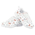thumbnail image 4 of Pzuqiu Butterfly Kids Tennis Shoes Size 3 Big Girls Running Sneakers Outdoor Sports Shoes White Walking Shoes, 4 of 7