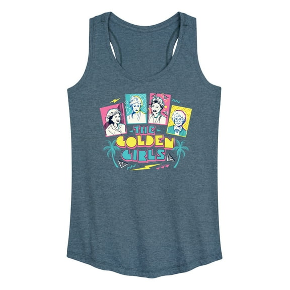 Golden Girls - Retro Logo Group - Women's Racerback Tank Top