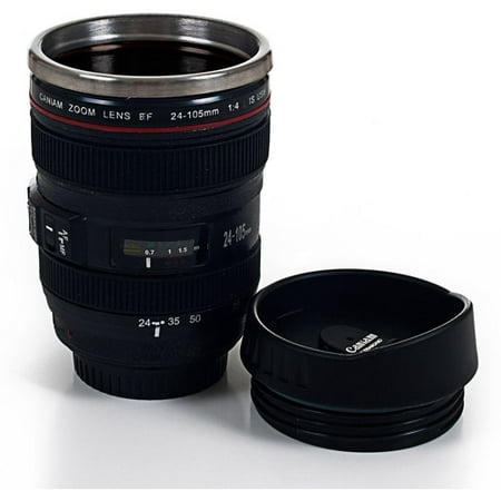 Whetstone Camera Lens Coffee Mug with Lid (Best Camera Lens Coffee Mug)