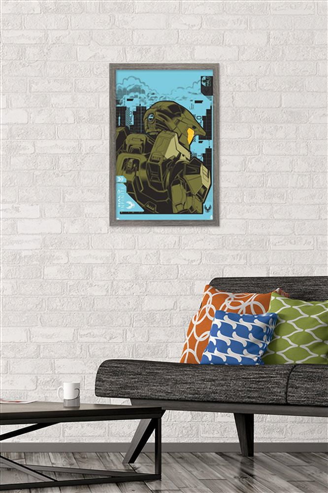 Halo Infinite - Icon Wall Poster, 14.725" x 22.375", Framed