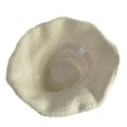 thumbnail image 3 of Woman Ladies Summer Sun Hats Women Panama Straw Beach Hats Foldable Wide Brim Floppy, 3 of 5
