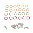 thumbnail image 1 of Knitting Needle Stoppers Stitch Markers Set Iron Crafts, Excellent for Jewelry Making, 1 of 7
