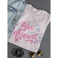 thumbnail image 3 of You Are My Heart T-Shirt Women -Smartprints Designs, Female XX-Large, 3 of 4