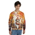 thumbnail image 4 of Happy Thanksgiving Australian Shepherd Give Thanks Fall Beanie Scarf Welcome All Over Print 3D Baseball Jacket Aussie Dog Lover Gifts Bomber Jacket Softball - 00020, 4 of 6