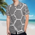 thumbnail image 5 of High Quality Hawaiian Shirts for Men Short Sleeve Aloha Beach Shirt Floral Summer Casual Button Down Shirts Blouses WHFNJC, 5 of 7