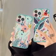 thumbnail image 2 of Funda de teléfono con flores y pájaros para iPhone, carcasa transparente con búho y flores para modelos 14, 13, 12, 11 Pro Max, Mini, X, Xs, XR, 6, 7, 8 Plus, SE 2020 Fivean unisex, 2 of 2