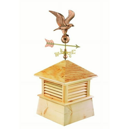 Good Directions 30" Square Kent Wood Cupola with Standard American EagleH