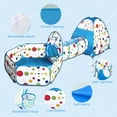 thumbnail image 3 of CASEMIOL 3 in1 Kids Play Tent Baby Tunnel Ocean Ball Pit Toy Playhouse Playhouse for Kids, 3 of 7