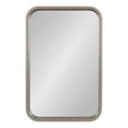 thumbnail image 3 of Kate and Laurel Hutton Modern Radius Rectangle Wood Wall Mirror, 20 x 30, Gray, Large Decorative Robust Farmhouse Mirror for Wall, 3 of 8