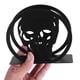 thumbnail image 3 of Servilletero de calavera de Halloween para mesa de comedor, decoración moderna de cocina, servilletero de Metal negro con pies antideslizantes para fiesta en casa, Bar, 3 of 6