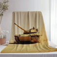 thumbnail image 2 of Reality Tank Desert Blanket Twin 50" x 60" Tear Resistance Machine Washable, Warm Soft Comfortable Skin Friendly Yellow Flannel Blanket for Bedding Sofa and Travel, 2 of 7