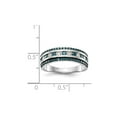 thumbnail image 2 of 7/10 Carat (Ctw) Blue and White Diamond Ring in 14K White Gold, 2 of 6