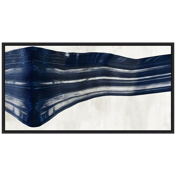 Amanti Art Beyond The Curve Framed Canvas Wall Art Print