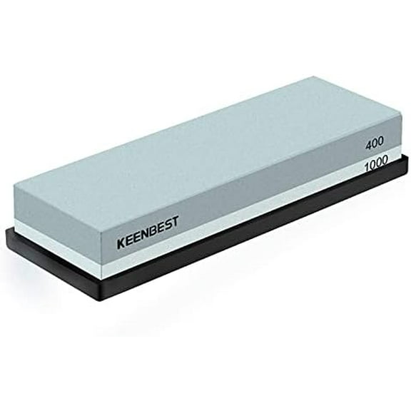 Actual Grit Premium Material Sharpening Stone 2 Side 400 1000 Whetstone Set Kitchen Knife Sharpener Stone Wet Stones for Sharping Knives Kit with Non-slip Rubber Base$$Tools & Hardware Other