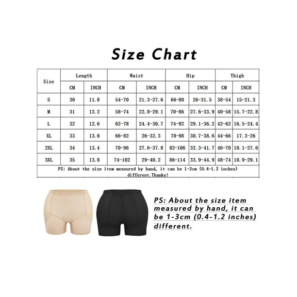 Women High-Rise Padded Shapewear Panties Hip Enhancer Panties Shaper Shorts  Sponge Padded Butt Lifter Padded Shapewear Only د.ب.‏ 6.60 بات بات Mobile
