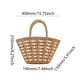 thumbnail image 4 of Bolsos Mano Con Cierre Tejido Paja para Mujer Compras, 4 of 9