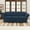 NAVY, variant on SureFit Stretch Pique Sofa Slipcover, Two-Piece Sofa Cover and Cushion Cover, Flannel Gray