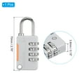 thumbnail image 2 of Unique Bargains Digit Combination Lock with Security Cable Gray 1m, 2 of 7
