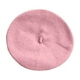 thumbnail image 2 of BRGZLK Kids Beret Hat Fall Winter Solid Color French Painter Hat Versatile Warm Beret Hat for 1-10 Years Pink Free Size, 2 of 6