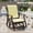 Beige, variant on Resenkos Outdoor Glider Chair for Patio & Backyard – Powder-Coated Steel Frame, Breathable Beige Mesh Seat, 330 lb Capacity, Smooth Quiet Glide Motion