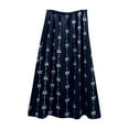 thumbnail image 2 of Mqqzkk Skirts for Women Summer Boho Casual Maxi Flowy Elastic High Waist A-Line Tiered Floral Long Skirts, 2 of 3