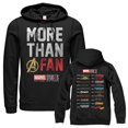 thumbnail image 1 of Fifth Sun Men's Hooded Sweatshirt, Black, Large, 1 of 4