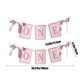 thumbnail image 3 of Alphabet Pulls Up Banners Decoración de fiesta de cumpleaños, UNA pancarta fondo de pared rosa, 3 of 9