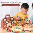 thumbnail image 2 of Educational Building Tool Set with Electric Screwdriver for Kids Ideal for Play and Repair Activities, 2 of 6