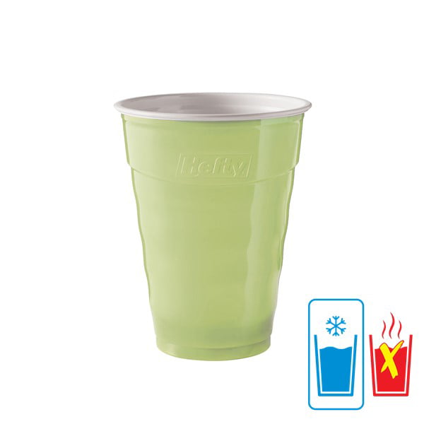 Sage Green Premium 12 oz Plastic Cups