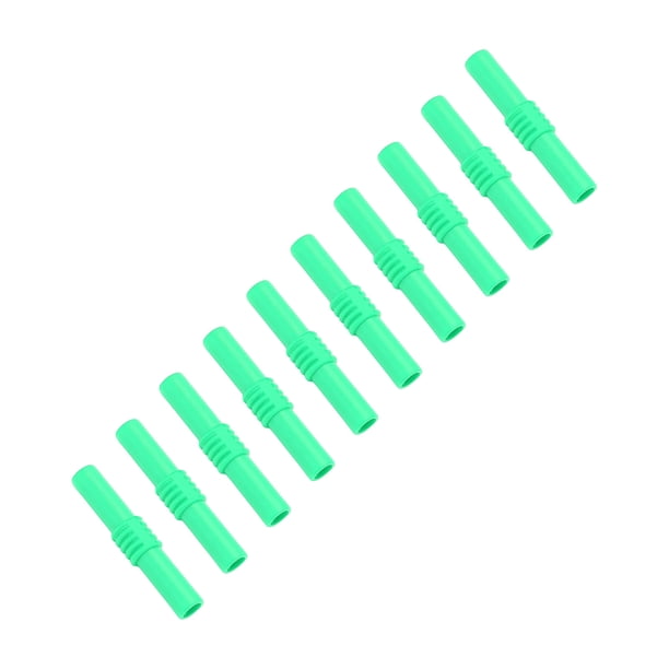 Acoplador 10 Uds. Acoplador De Plátano Aislado De 4mm Extensión Hembra A Hembra Conector De Clavija De Plátano Para Aparatos Electrónicos