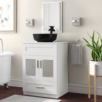 24" Single Bathroom Vanity Set with Mirror