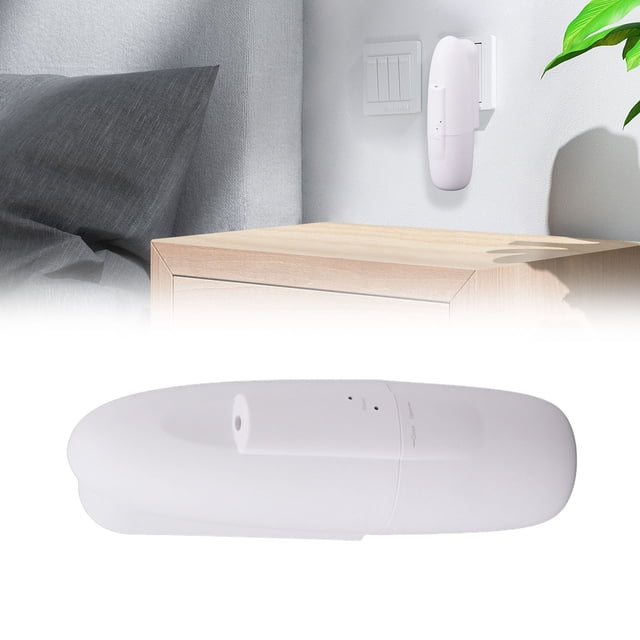 Plug in Aromatherapy Diffuser, White Essential Oil Diffuser Light Sensor Mode 100-240V US Plug for Home