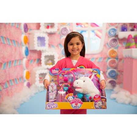 Little Live Rainglow Unicorn Vet Set Brickseek