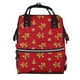 thumbnail image 1 of Fotbe Gingerbread Man Mochila Maternidad - Lona de Sarga Impermeable, Mochila de Pañales de Gran Capacidad con Múltiples Bolsillos y Correas Ajustables, 1 of 6
