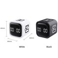 thumbnail image 4 of Productivity Cube Timer Gravity Sensor Flipping LED Display 4 Preset Time Dual Modes Countdown Cooking Study Mini Digital Timer, 4 of 4