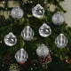 thumbnail image 5 of Christmas Tree Ornaments PET Painted Shaped Plastic Christmas Balls Festive Party Decorations, 5 of 6
