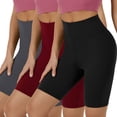 thumbnail image 1 of Pantalones cortos de ciclista para mujer Pantalones cortos de entrenamiento de cintura alta para mujer Pantalones de yoga suaves opacos Ormromra HMHZ844-14, 1 of 8