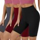 thumbnail image 1 of Pantalones cortos de ciclista para mujer Pantalones cortos de entrenamiento de cintura alta para mujer Pantalones de yoga suaves opacos Adepaton HMHZ844-18, 1 of 1