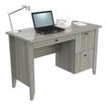 thumbnail image 2 of Home Square 2-Piece Set with Bradford Writing Desk & Bookcase in Gray Smoke Oak, 2 of 17