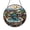Acrylic 3.5 Inch, variant on Stained Glass Style Waterfall Well Suncatcher, Decorative Scenic Window Hanging for Nature Inspired Spaces