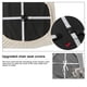 thumbnail image 5 of Fundas de asiento impermeables Genina para sillas de comedor, color beige, 4 unidades, 5 of 7