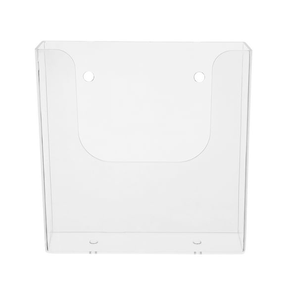 Wall-mounted Document Organizer Practical Plastic File Holder File Paper Rack for Office