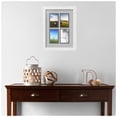 thumbnail image 2 of ArtToFrames Collage Photo Picture Frame with 4 - 3x5" Openings, Framed in White with TV Grey and Black Mats (CDM-3966-1), 2 of 8