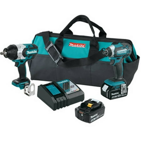 Makita MKXT270 18V LXT1/2" Impact and Hex 1/4" Impact Driver Kit