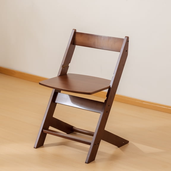 BALANBO Bamboo Kids Desk Chair , Children Study  Chair Dining Chair , Height Adjustable Home Office Chair for Small Spaces Living Room Bedroom, Brown