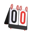 thumbnail image 1 of Almencla Flip Scoreboard Portable Scoreboard for Coaches Baseball Tennis Ball 2 Digits 17.5x17.5cm, 1 of 8