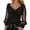 Black, variant on Arlun Womens Sparkly Tops Dressy Mesh Puff Long Sleeve Blouses Trendy Waves V-Neck Glitter Party Evening T-Shirts Plus Size Loose Soft Comfortable Casual Tee Top Red XXXXXXXXL