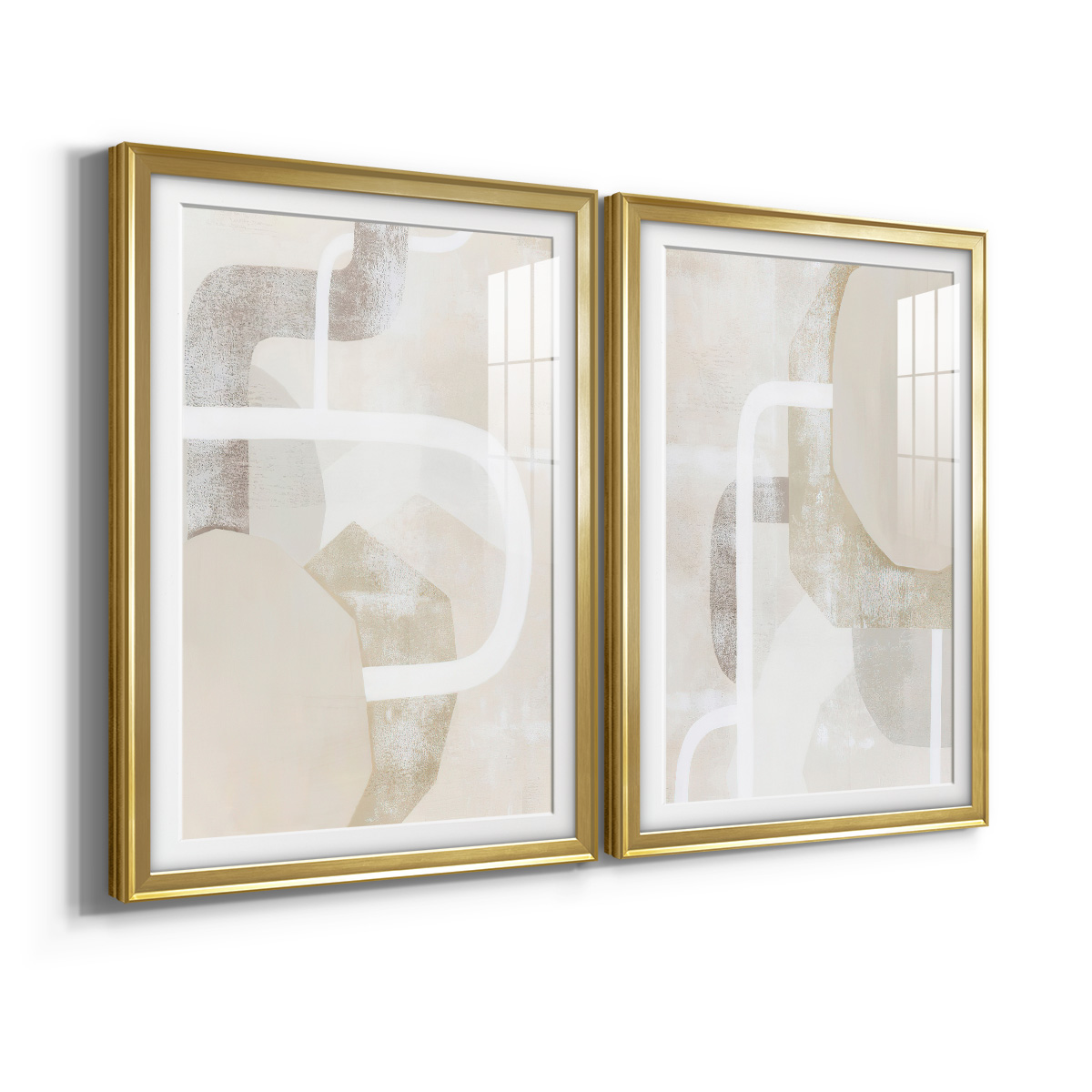 Wexford Home Quiet Affection I Premium Framed Print, 30.5" x 42.5" - Ready to Hang, Gold (Set of 2)