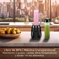 thumbnail image 4 of TAURUS BLENDER 2 GO! | Licuadora Personal Tritan 2 Botellas de 500 ml con tapa | 300 Watts | 2 Velocidades | Iluminación y Cuchillas Desmontables Acero Inoxidable | Sin BPA, 4 of 7