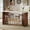 White and Walnut, variant on Tribesigns 55.12-Inch Bar Table, Home Bar Unit with a Faux Marble Finished Tabletop, Modern Freestanding Mini Bar for Home Kitchen, Living Room, Balcony, Basement, Walnut & White